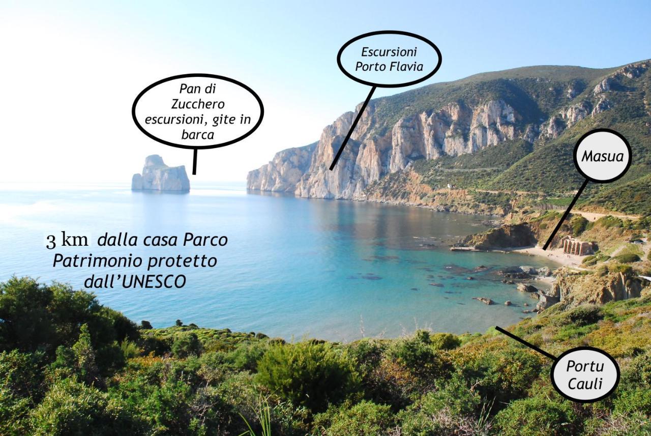 La Casa Del Mare Tanca Piras Βίλα Nebida Εξωτερικό φωτογραφία